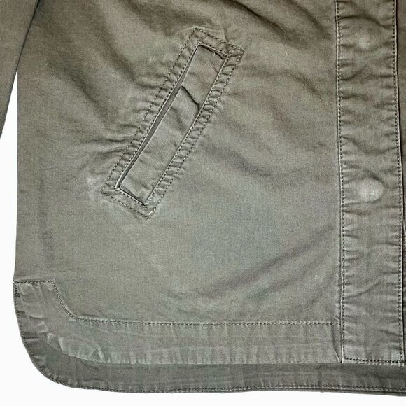 Love Tree Military Style Shirt Jacket with Patches in Olive Green Women’s S - Picture 5 of 10